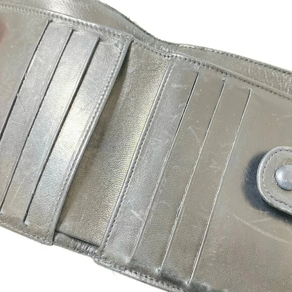 CHANEL - Black Lambskin Double-hook Wallet - Picture 5 of 11